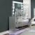 Belladonna Fabric/Mirror/Wood Storage Platform Bedroom Set w/LED Light