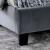 Osnabrock Fabric/Wood Tufted Platform Bed, Queen Size