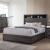 Conwy Wood Veneer Platform Bed, Eastern King Size