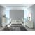 Christie Fabric/Wood High Gloss Low Profile Platform Bedroom Set