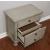 Wells Wood Nightstand w/2 Drawers & USB Charger