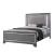 Alanis Fabric/Wood Platform Bedroom Set w/LED Light