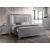 Alanis Fabric/Wood Platform Bed w/LED Light, California King Size