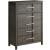 Berenice Wood Chest w/5 Drawers