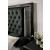Demetria Fabric/Wood Tufted Panel Bed w/LED Light, Queen Size