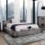 Janeiro Wood Low Profile Platform Bed, Queen Size