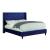 Anabelle Fabric Platform Bed, California King Size