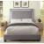 Erglow Fabric/Wood Platform Bed w/LED Light Trim, Twin Size