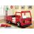 Rescue Leatherette/Metal Youth Car Bed, Twin Size