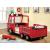 Rescue Leatherette/Metal Youth Car Bed, Twin Size