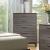Manvel Leatherette/Wood Tufted Panel Bedroom Set