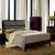 Janine Leatherette/Wood Panel Bed