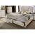 Maddie Leatherette/Wood Platform Storage Bedroom Set w/LED Lights