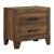 Wentworth Faux Wood Veneer Nightstand w/2 Drawers