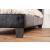 Velen Fabric/Leatherette/Wood Platform Tufted Bed