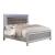 Brachium Mirror/Leatherette/Wood Tufted Panel Bed