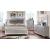 Brachium Mirror/Leatherette/Wood Tufted Panel Bedroom Set
