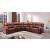 Callie Leatherette L-Shape Power Reclining Sectional Sofa
