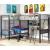Ballarat Metal Triple Bunk Bed w/Desk, Twin Size