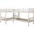 Marquette Wood L-Shaped Quadruple Bunk Bed, Twin Size