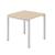 Nova U Square Small Meeting Table w/Metal Frame