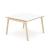 Nova Wood Square Melamine Meeting Table for 4/6 Persons