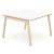 Nova Wood Square Melamine Office Meeting Table for 4 Persons