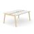Nova Wood Rectangular 6-Person Meeting Table w/2 Power Sockets