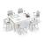 Nova Wood Rectangular Melamine Meeting Table for 6 Persons