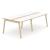 Nova Wood Rectangular Melamine 8-Person Office Meeting Table w/2 Grommets & 2 Metal Cable Trays