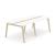 Nova Wood HPL Square Meeting Table w/Grommet for 4/6 Persons