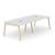 Nova Wood Square Melamine 4-6-Person Meeting Table with Power Socket