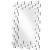 Pamela Frameless Wall Mirror with Staggered Tiles