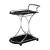 Elfman 2-shelve Glass/Metal Serving Cart