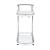 Elfman 2-shelve Glass/Metal Serving Cart