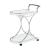 Elfman 2-shelve Glass/Metal Serving Cart