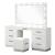Coco 5-Piece Wood Veneer Vanity Set