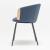 Collar 4-Legged Base Chair