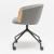 Collar Swivel Chair w/Castors