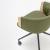 Collar Swivel Chair w/Castors