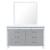 Collete Fabric/Wood Panel Bedroom Set w/LED Light
