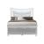Collete Fabric/Wood Panel Bed, Full Size