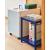 Color Office Lockable Mobile Pedestal w/Drawers & Pencil Tray