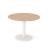 Forum Round Meeting Table w/Metal Frame for 3/8 Persons