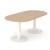 Forum Oval Meeting Table w/Metal Frame for 8/10 Persons