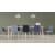 Twist & Sit PU Conference Chair w/Steel Frame & Steel Base on Glides