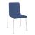 Moon Stackable Conference Chair w/Chromed Steel 4-Leg Frame