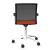 Diva Task/Meeting Chair w/Polished Aluminium Base & Castors