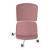 Wind High Upholstered Back Swivel Office Armchair w/Castors