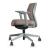 OFY Low-Back Task Office Chair w/3D Adjustable Armrests, Grey Frame